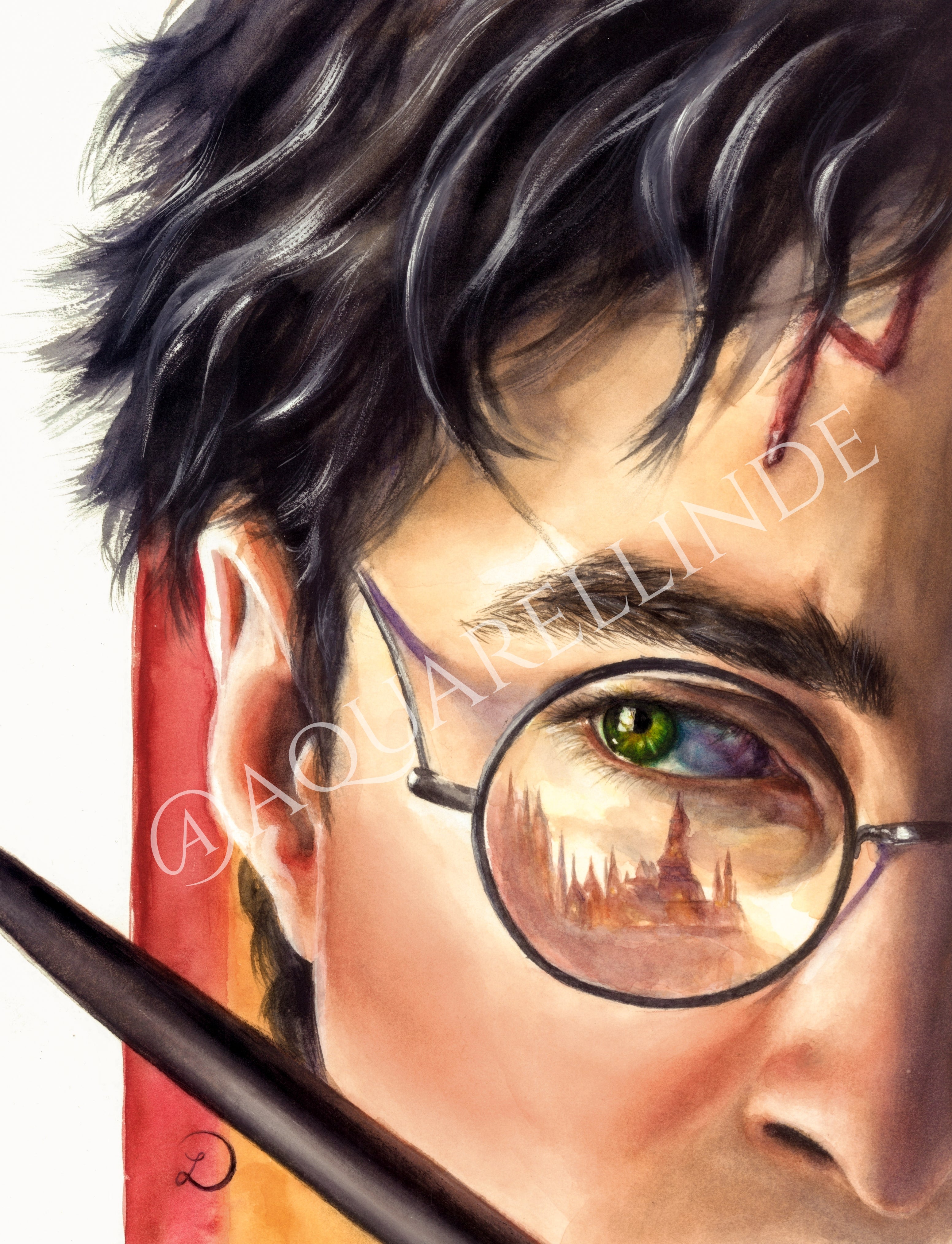"Harry Potter" | Limited-Edition Dibond (Metal Print)