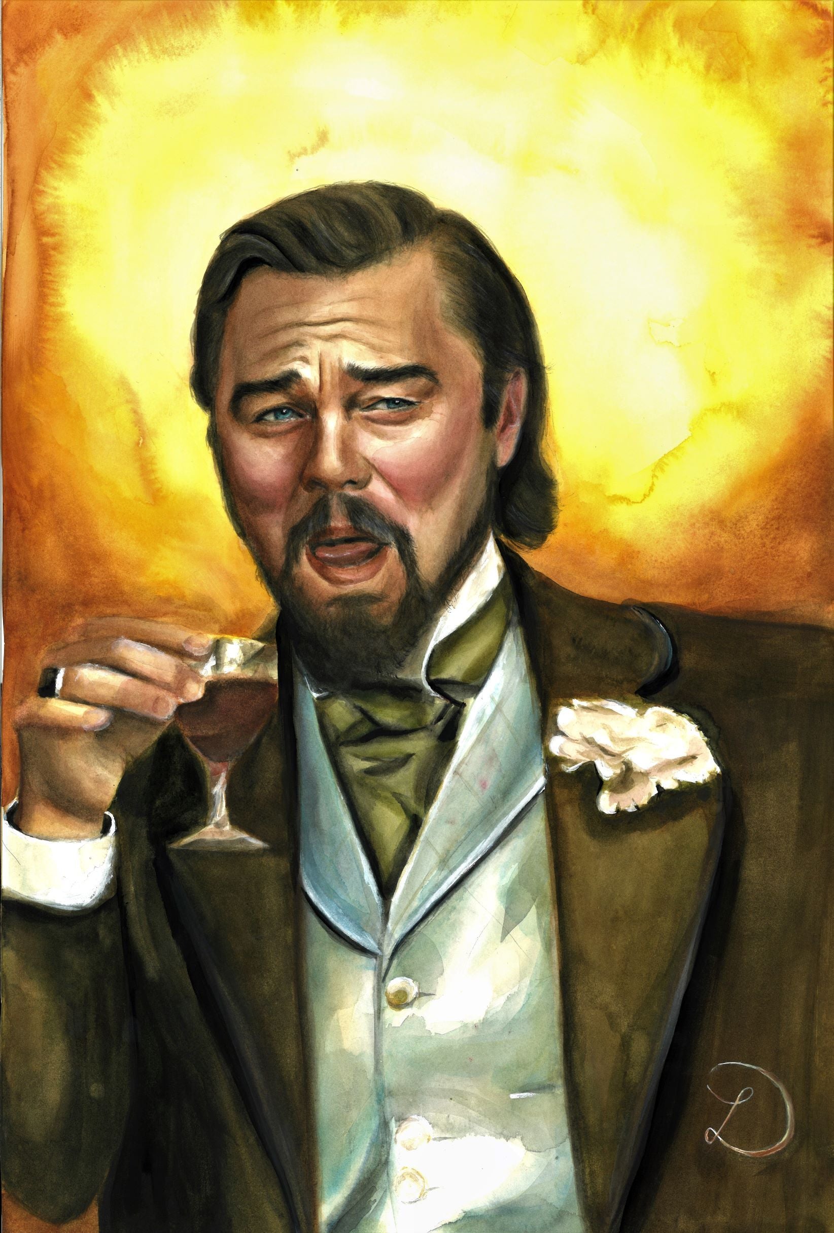 "Laughing Leo" | Dibond (Metal Print)